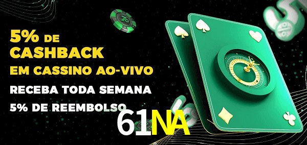 Promoções do cassino ao Vivo 61NA